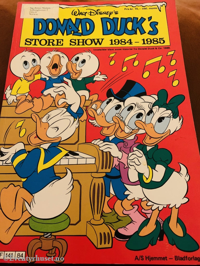 Donald Duck´s Store Show. 1984-85. Tegneserieblad
