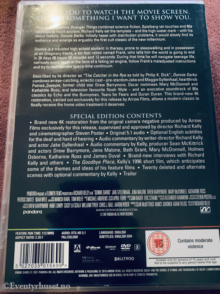Donnie Darko. DVD.