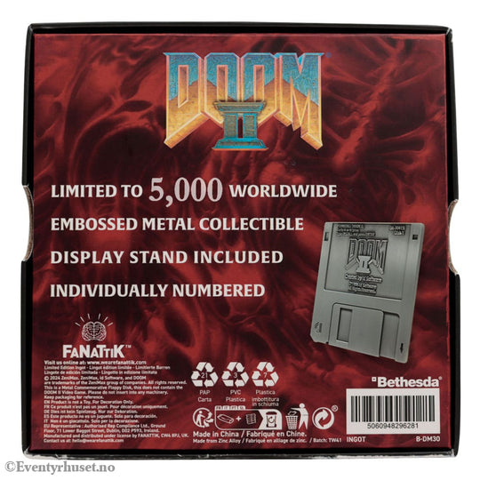 Doom 2 Replica Arena Floppy Disk Limited Edition Collectibles