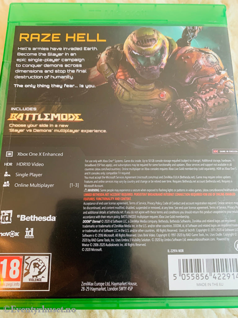 Doom Eternal. Xbox One.