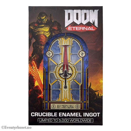 Doom Ingot Crucible Sword Stained Glass Limited Edition Collectibles
