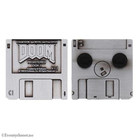 Doom Pin Badge Floppy Disk Limited Edition Fashion & Accessories