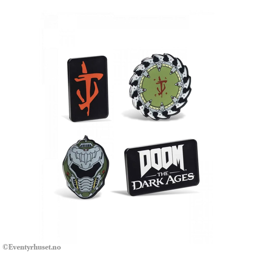 Doom The Dark Ages Magnet set Icons Home & Gifts