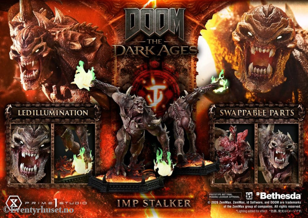 DOOM: The Dark Ages Ultimate Premium Masterline Series Statue 1/4 Imp Stalker 77 cm Collectibles