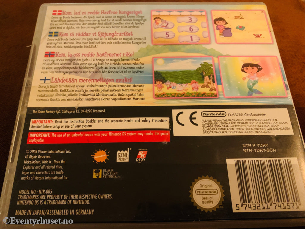 Dora Saves the Mermaids . Nintendo DS.