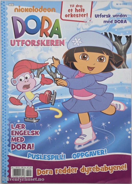 Dora Utforskeren Nr. 6/2012 – Dora redder dyrebarna . Aktivitetshefte.