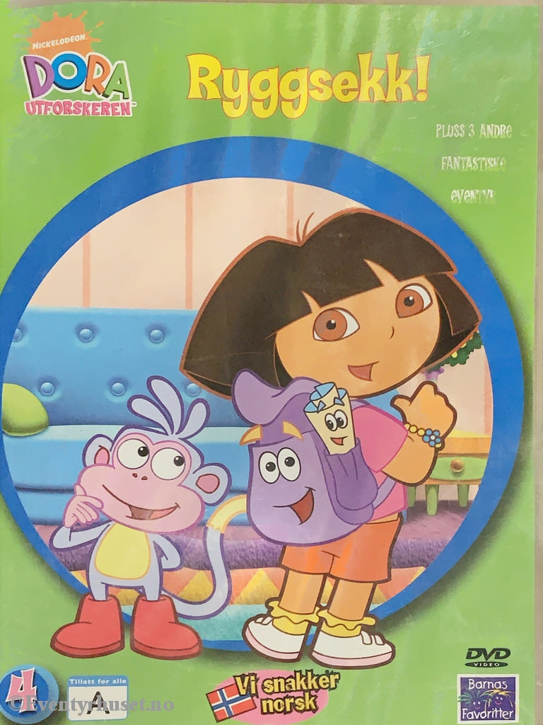 Dora Utforskeren - Ryggsekk. 2002-2005. Dvd. Dvd