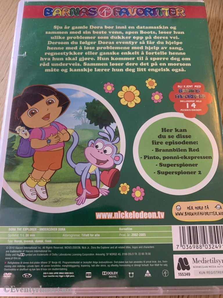 Dora Utforskeren - Superspioner. 2002-2005. Dvd. Dvd