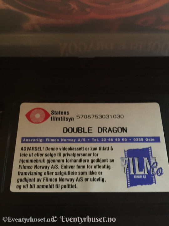 Double Dragon. 1994. Vhs. Vhs