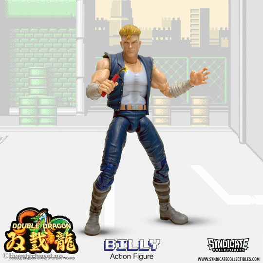Double Dragon Deluxe Action Figure 1/12 Billy 18 cm. Mint In Sealed Box (MISB)! Actionfigur