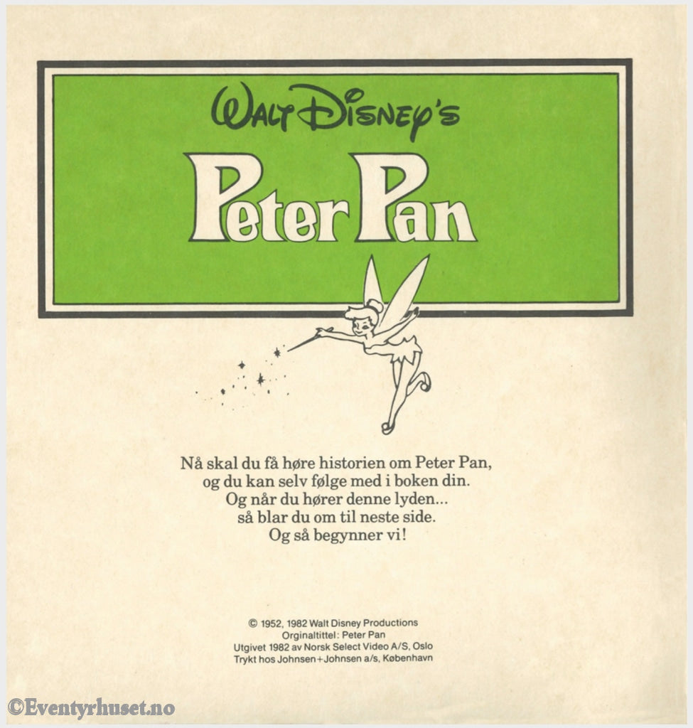 Download: 04 Disney Eventyrbånd - Peter Pan. Digital Lydfil Og Bok I Pdf-Format. Norwegian Dubbing.