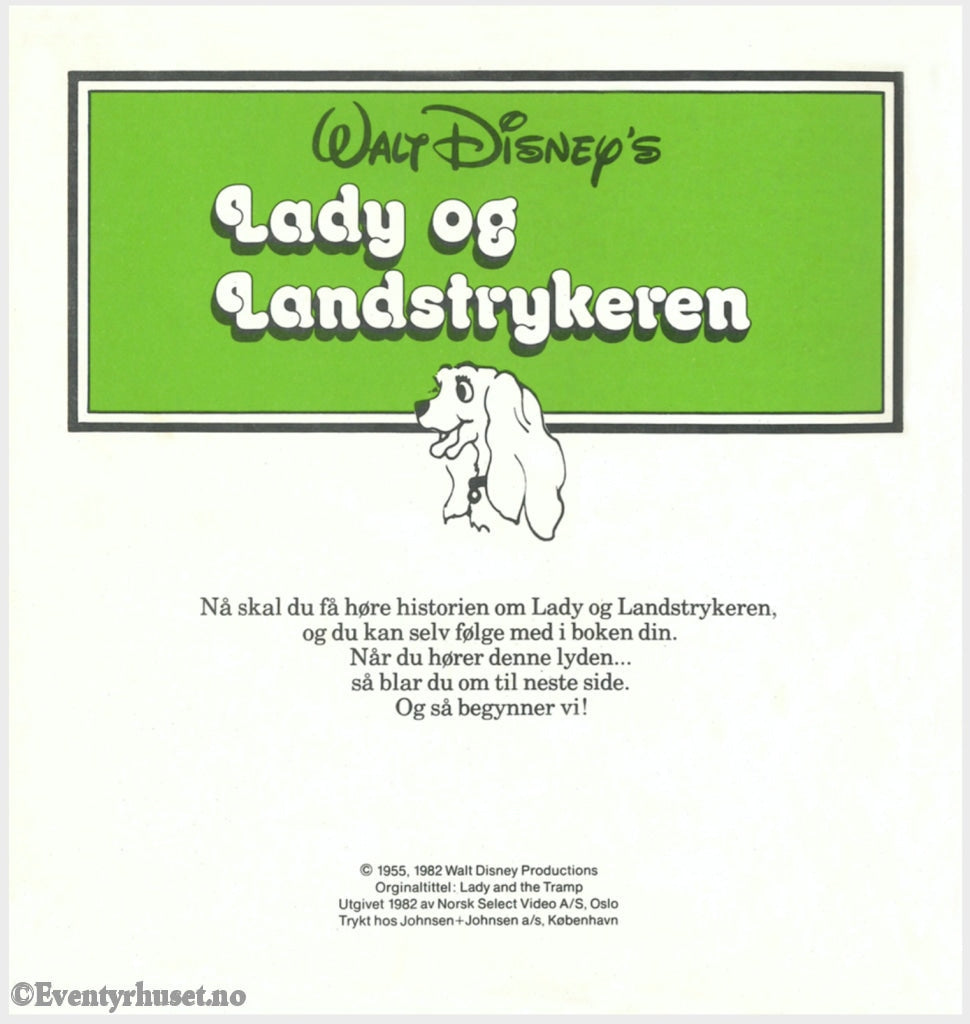 Download: 05 Disney Eventyrbånd - Lady Og Landstrykeren. Digital Lydfil Bok I Pdf-Format. Norwegian