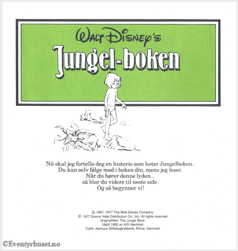 Download: 07 Disney Eventyrbånd - Jungelboken. Digital Lydfil Og Bok I Pdf-Format. Norwegian