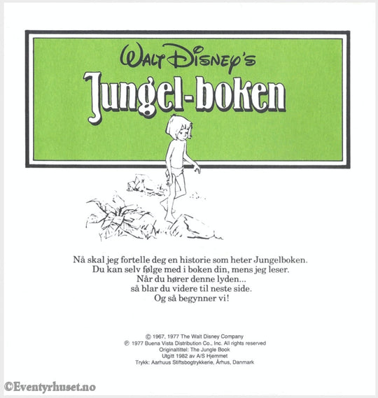 Download: 07 Disney Eventyrbånd - Jungelboken. Digital Lydfil Og Bok I Pdf-Format. Norwegian