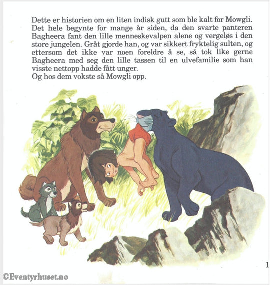 Download: 07 Disney Eventyrbånd - Jungelboken. Digital Lydfil Og Bok I Pdf-Format. Norwegian