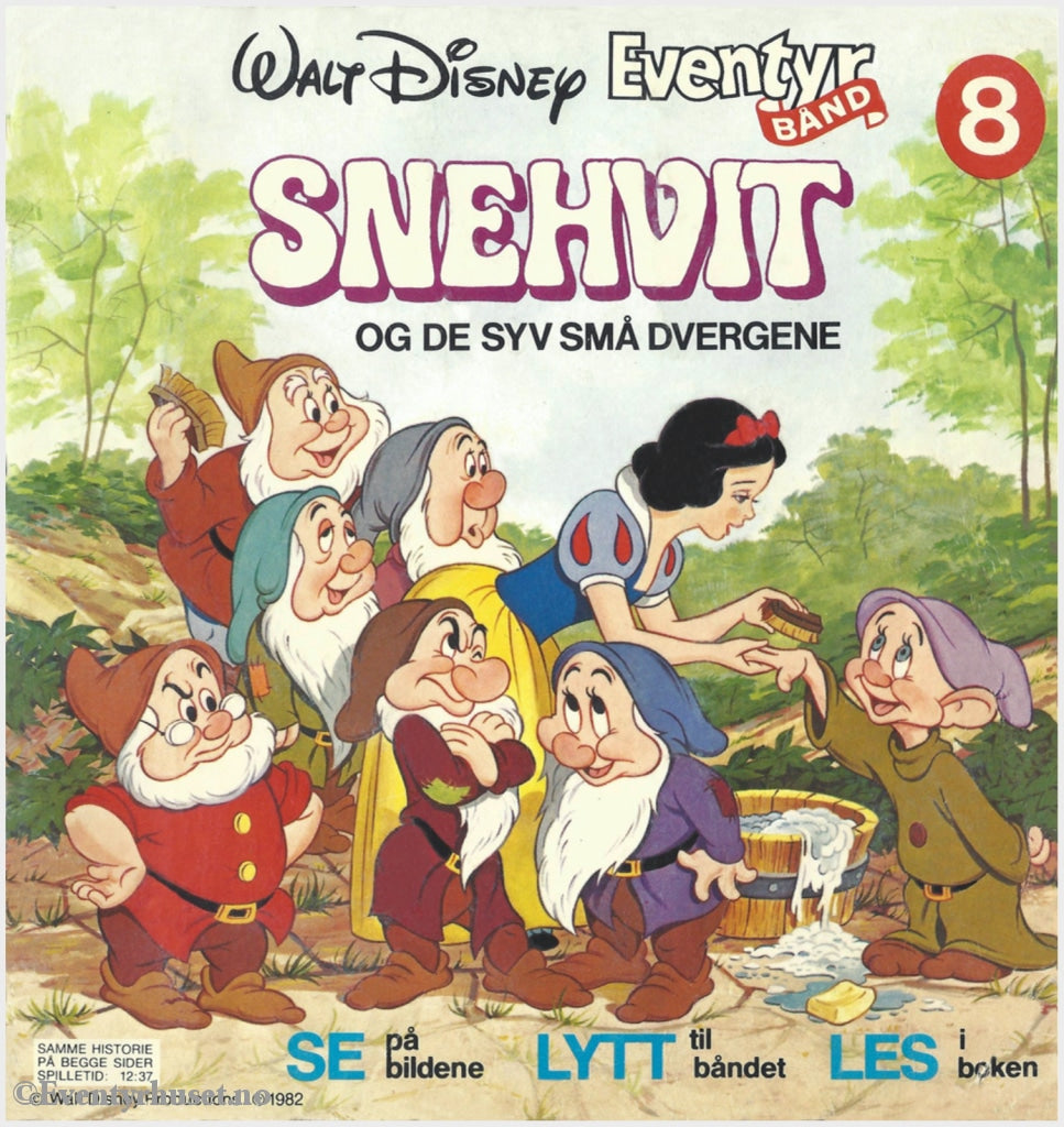 Download: 08 Disney Eventyrbånd - Snehvit Og De Syv Små Dvergene. Digital Lydfil Bok I Pdf-Format.