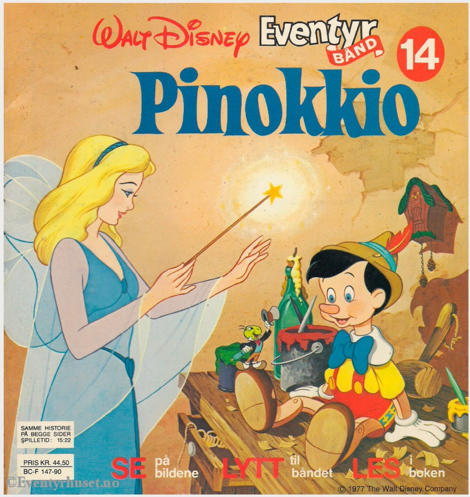 Download: 14 Disney Eventyrbånd - Pinokkio. Digital Lydfil Og Bok I Pdf-Format. Norwegian Dubbing.