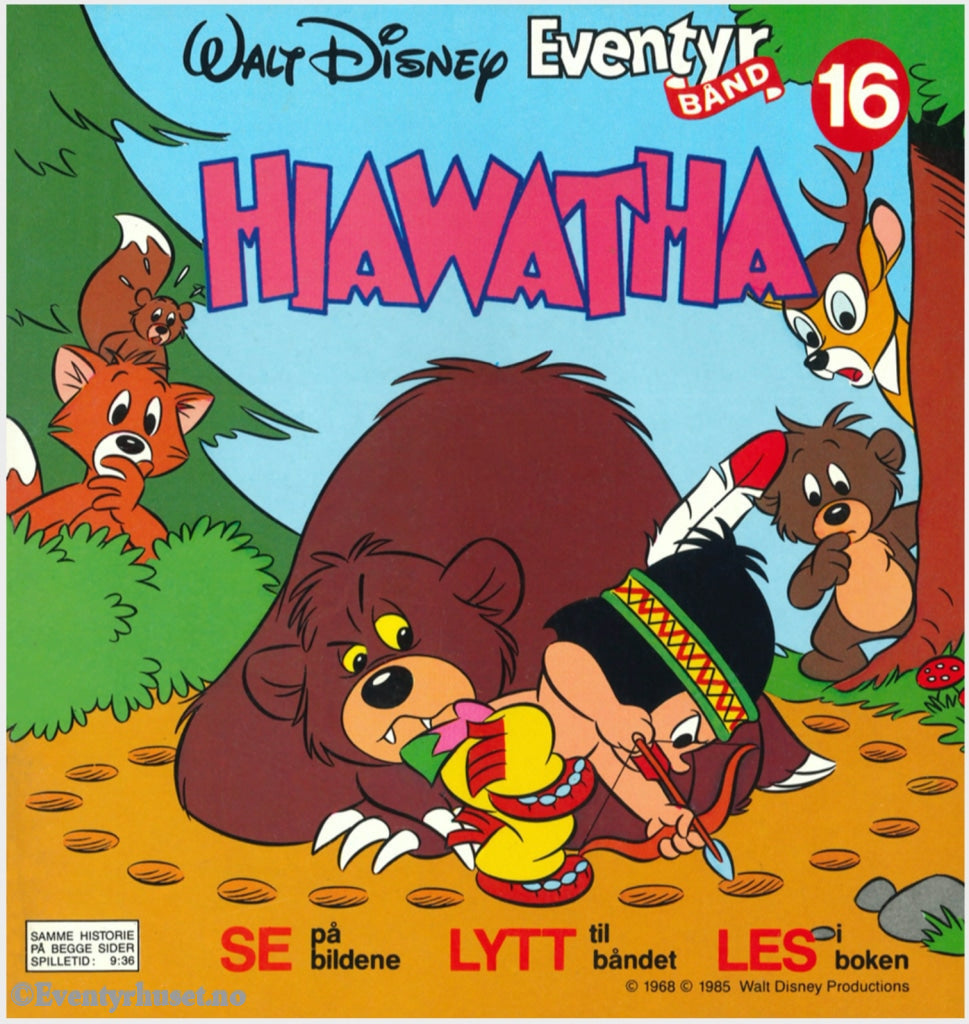 Download: 16 Disney Eventyrbånd - Hiawatha. Digital Lydfil Og Bok I Pdf-Format. Norwegian Dubbing.