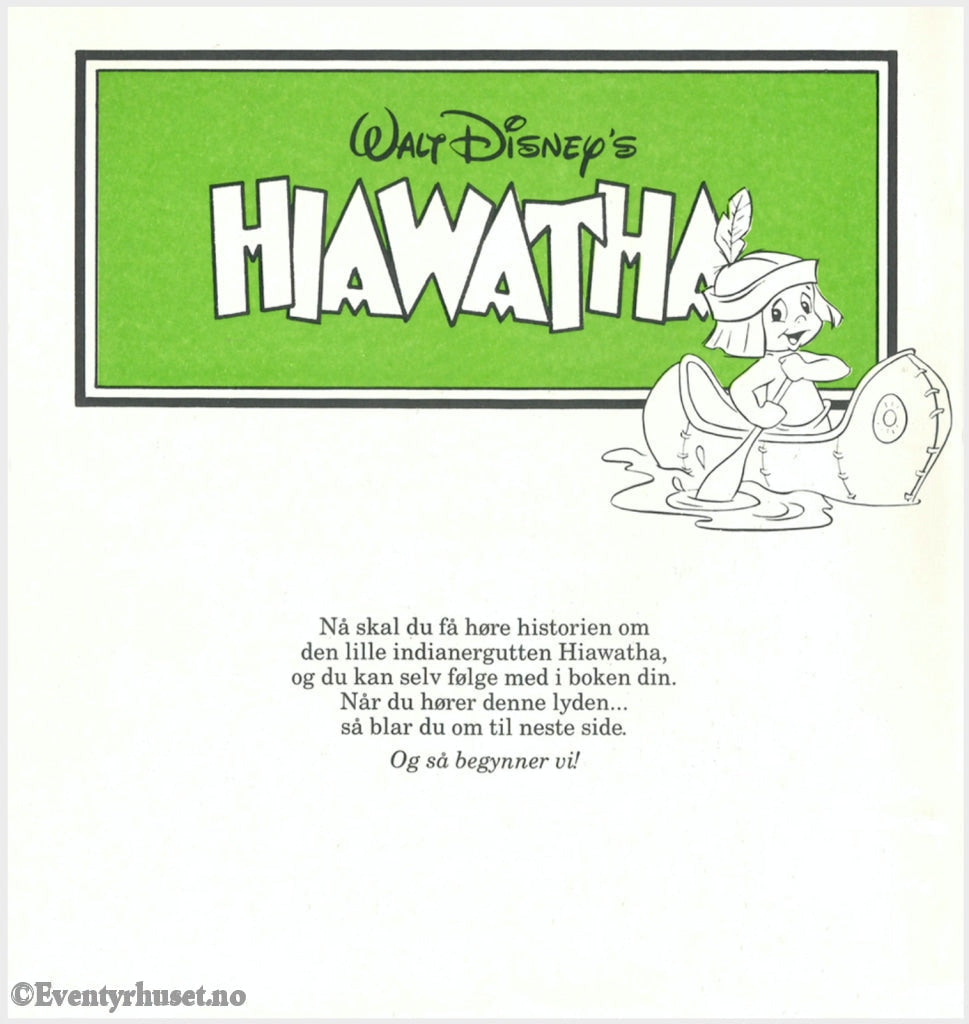Download: 16 Disney Eventyrbånd - Hiawatha. Digital Lydfil Og Bok I Pdf-Format. Norwegian Dubbing.