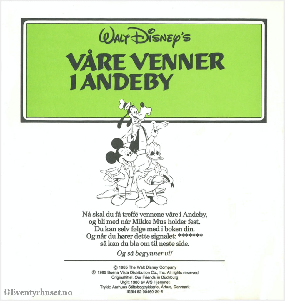 Download: 17 Disney Eventyrbånd - Våre Venner I Andeby. Digital Lydfil Og Bok Pdf-Format. Norwegian