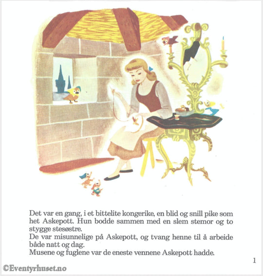 Download: 18 Disney Eventyrbånd - Askepott. Digital Lydfil Og Bok I Pdf-Format. Norwegian Dubbing.