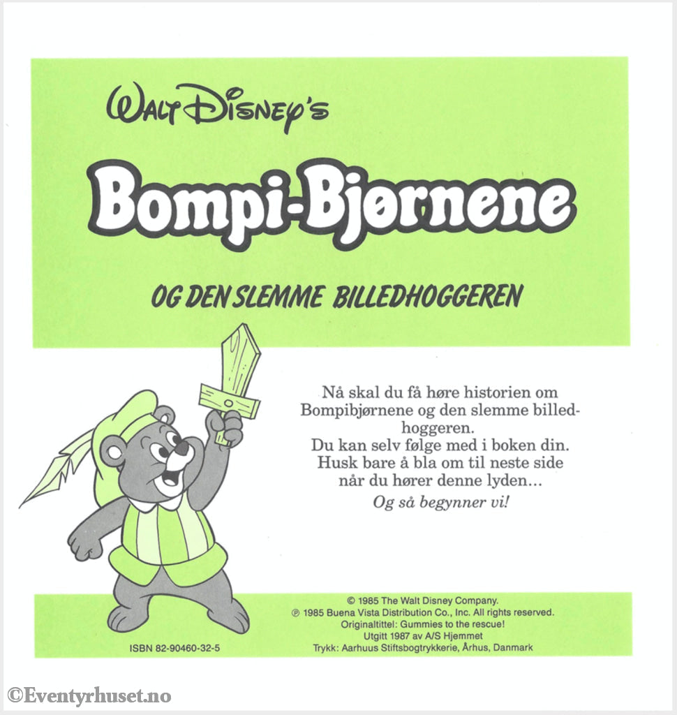 Download: 20 Disney Eventyrbånd - Bompibjørnene Og Den Slemme Billedhoggeren. Digital Lydfil Bok I