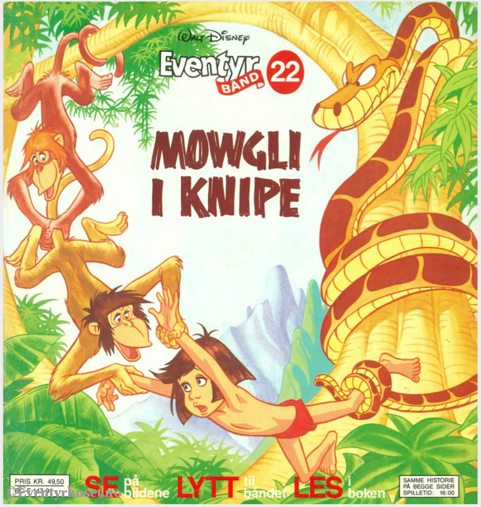 Download: 22 Disney Eventyrbånd - Mowgli I Knipe. Digital Lydfil Og Bok Pdf-Format. Norwegian