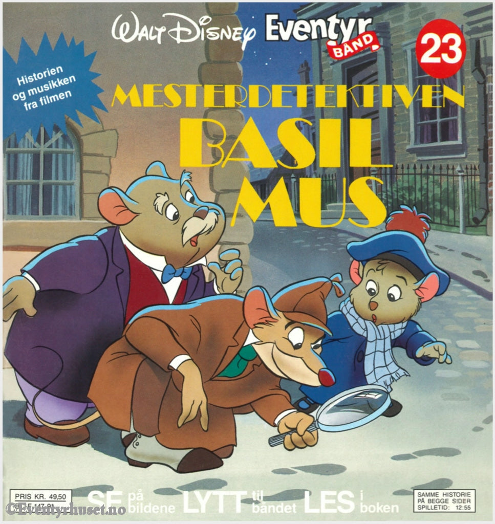 Download: 23 Disney Eventyrbånd - Mesterdetektiven Basil Mus. Digital Lydfil Og Bok I Pdf-Format.