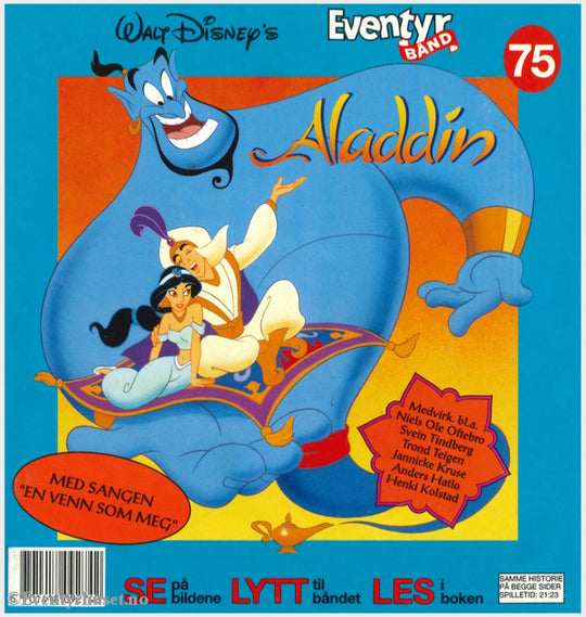 Download: 75 Disney Eventyrbånd - Aladdin. Digital Lydfil Og Bok I Pdf-Format.