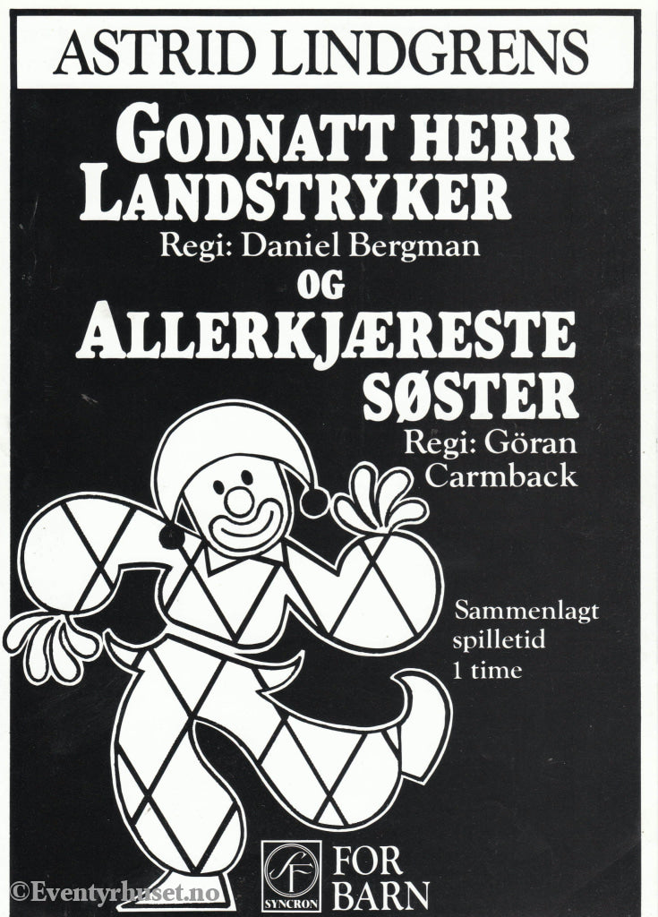 Download: Astrid Lindgren´s Godnatt Herr Landstryker Og Allerkjæreste Søster. Unik Brosjyre På 4