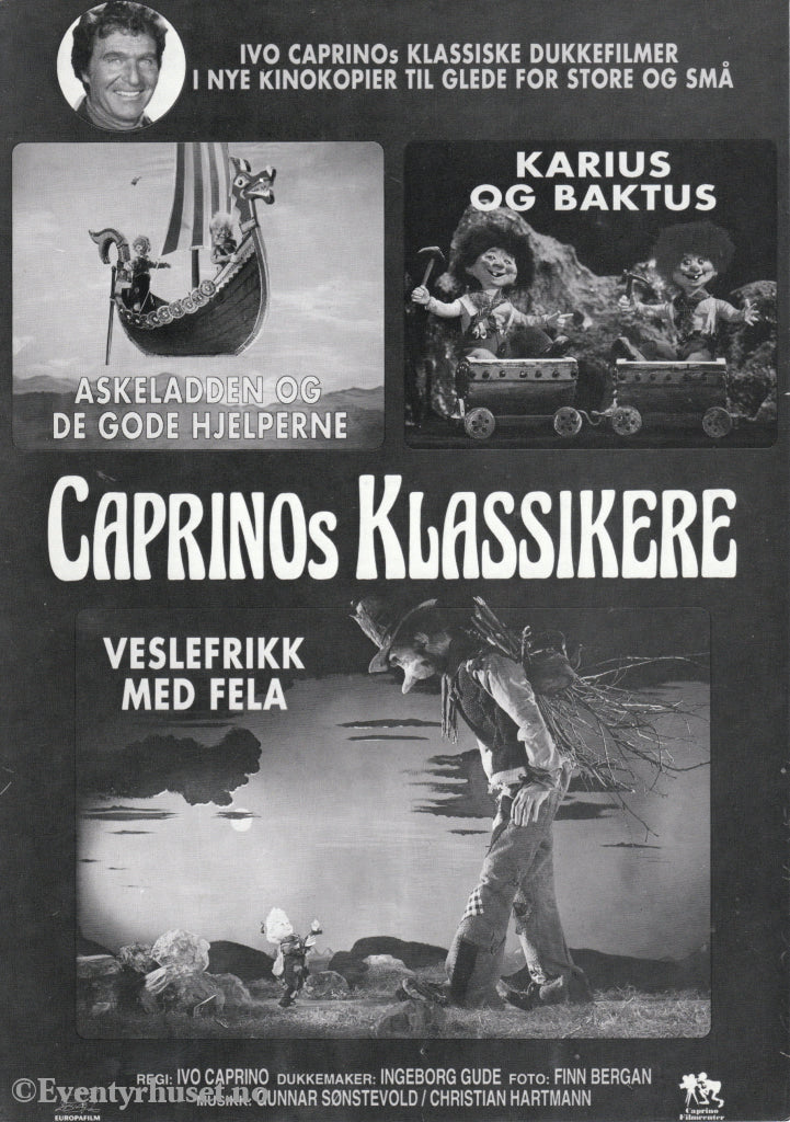 Download: Caprinos Klassikere. Unik Brosjyre På 2 Sider Med Norsk Tekst (Vaskeseddel). Digital Fil I