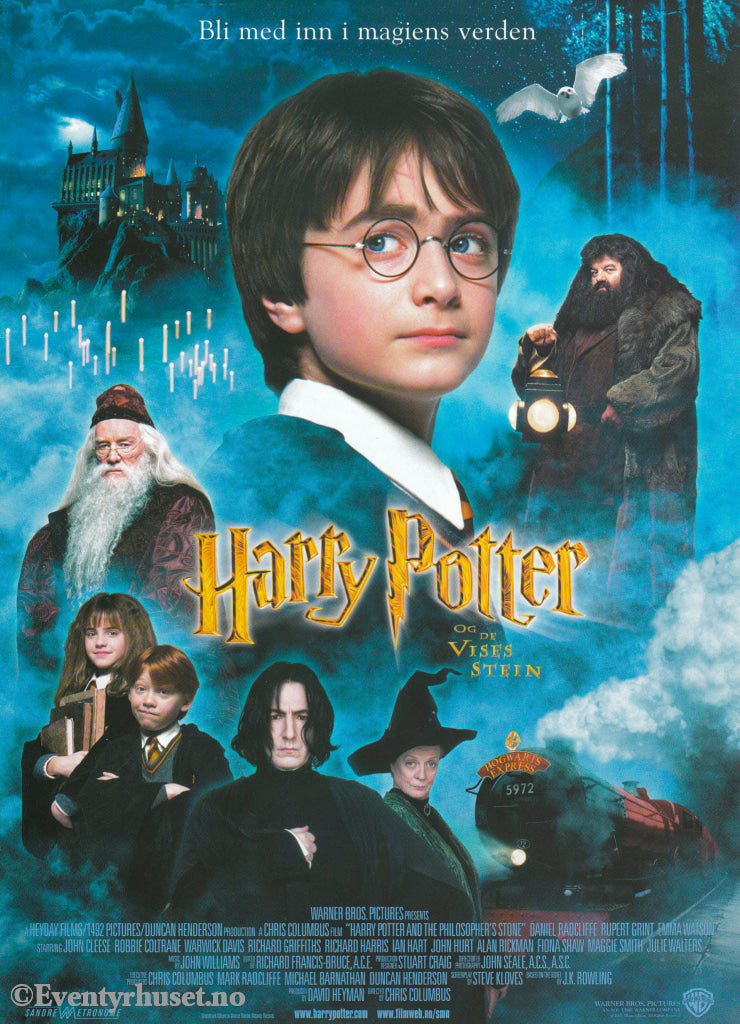 Download: Harry Potter Og De Vises Sten. Unik Brosjyre På 2 Sider Med Norsk Tekst (Vaskeseddel).