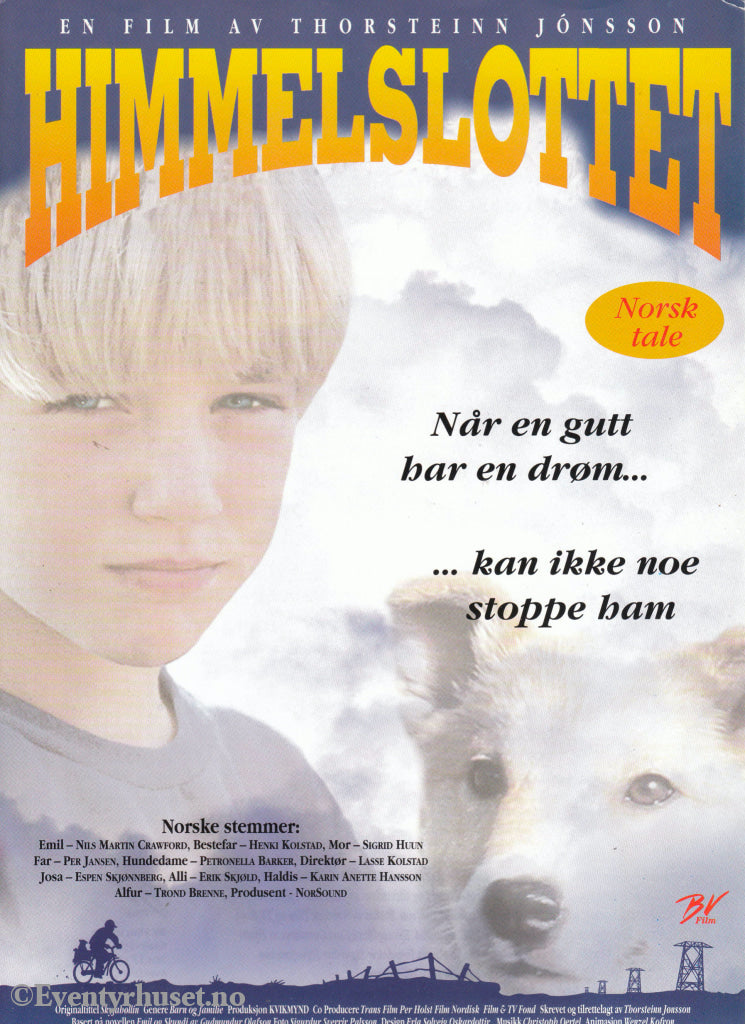 Download: Himmelslottet. Unik Brosjyre På 2 Sider Med Norsk Tekst (Vaskeseddel). Digital Fil I