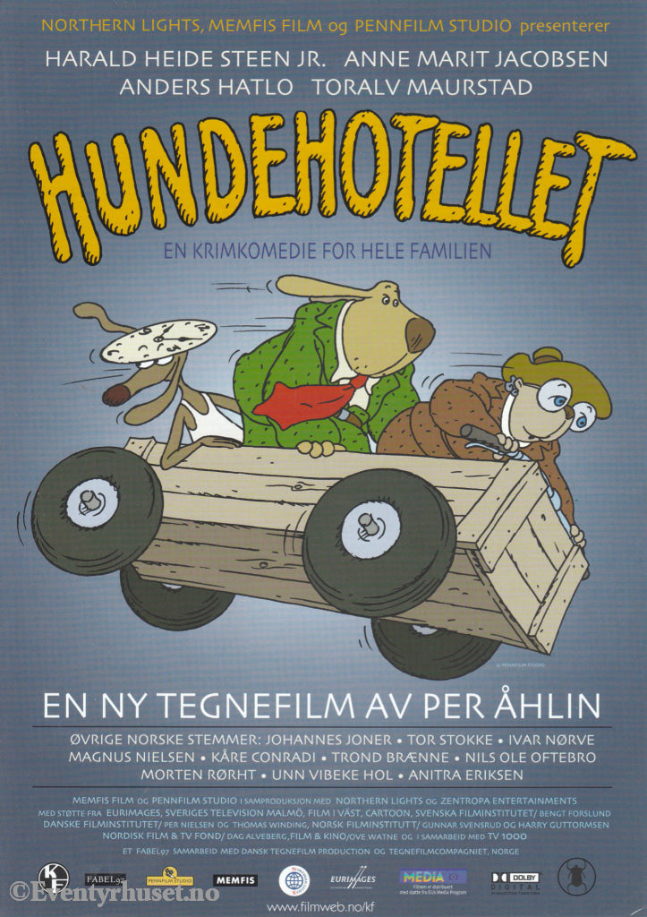 Download: Hundehotellet. Unik Brosjyre På 4 Sider Med Norsk Tekst (Vaskeseddel). Digital Fil I