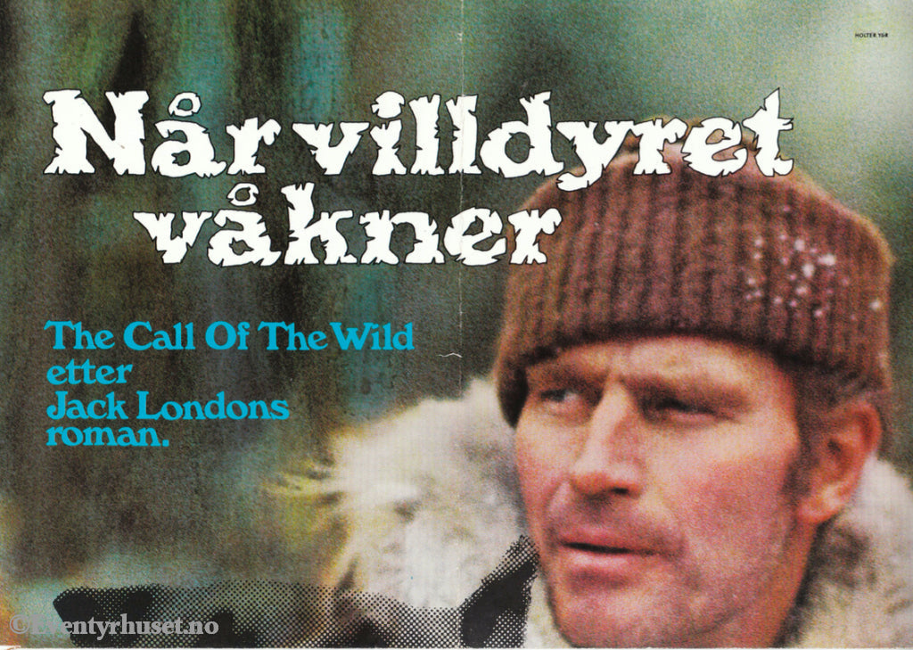 Download: Jack London´s Når Villdyret Våkner. Unik Brosjyre På 4 Sider Med Norsk Tekst