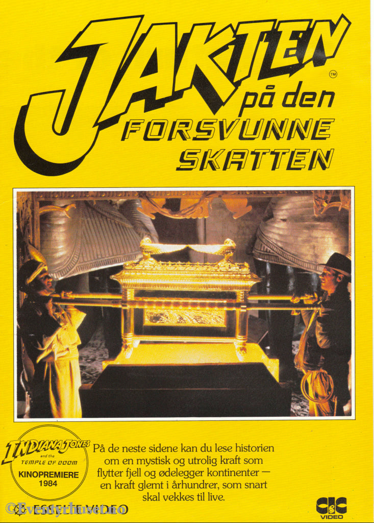 Download: Jakten På Den Forsvunne Skatten (Indiana Jones). Unik Brosjyre 4 Sider Med Norsk Tekst