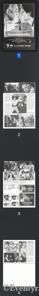 Download: Karate Kid (Sannhetens Øyeblikk). Unik Brosjyre På 4 Sider Med Norsk Tekst (Vaskeseddel).