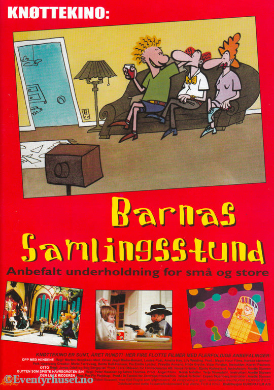 Download: Knøttekino: Barnas Samlingsstund. Unik Brosjyre På 2 Sider Med Norsk Tekst (Vaskeseddel).