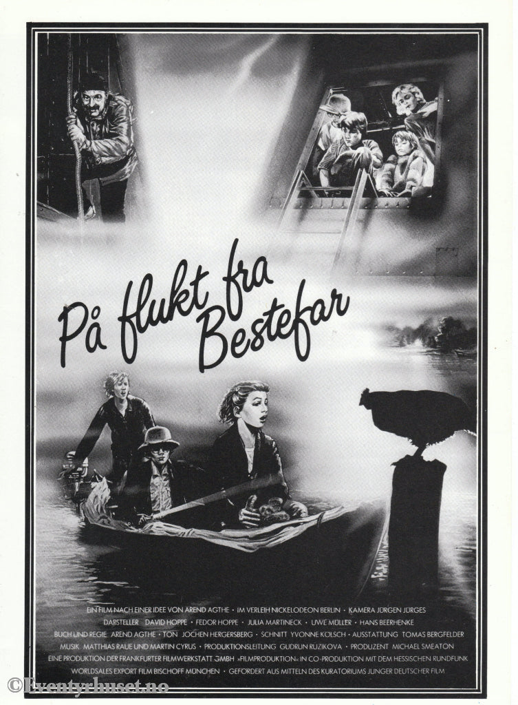 Download: På Flukt Fra Bestefar. Unik Brosjyre På 4 Sider Med Norsk Tekst (Vaskeseddel). Digital Fil