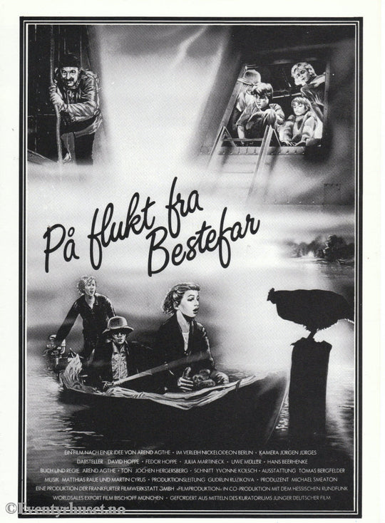Download: På Flukt Fra Bestefar. Unik Brosjyre På 4 Sider Med Norsk Tekst (Vaskeseddel). Digital Fil