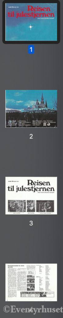 Download: Reisen Til Julestjernen. Unik Brosjyre På 4 Sider Med Norsk Tekst (Vaskeseddel). Digital