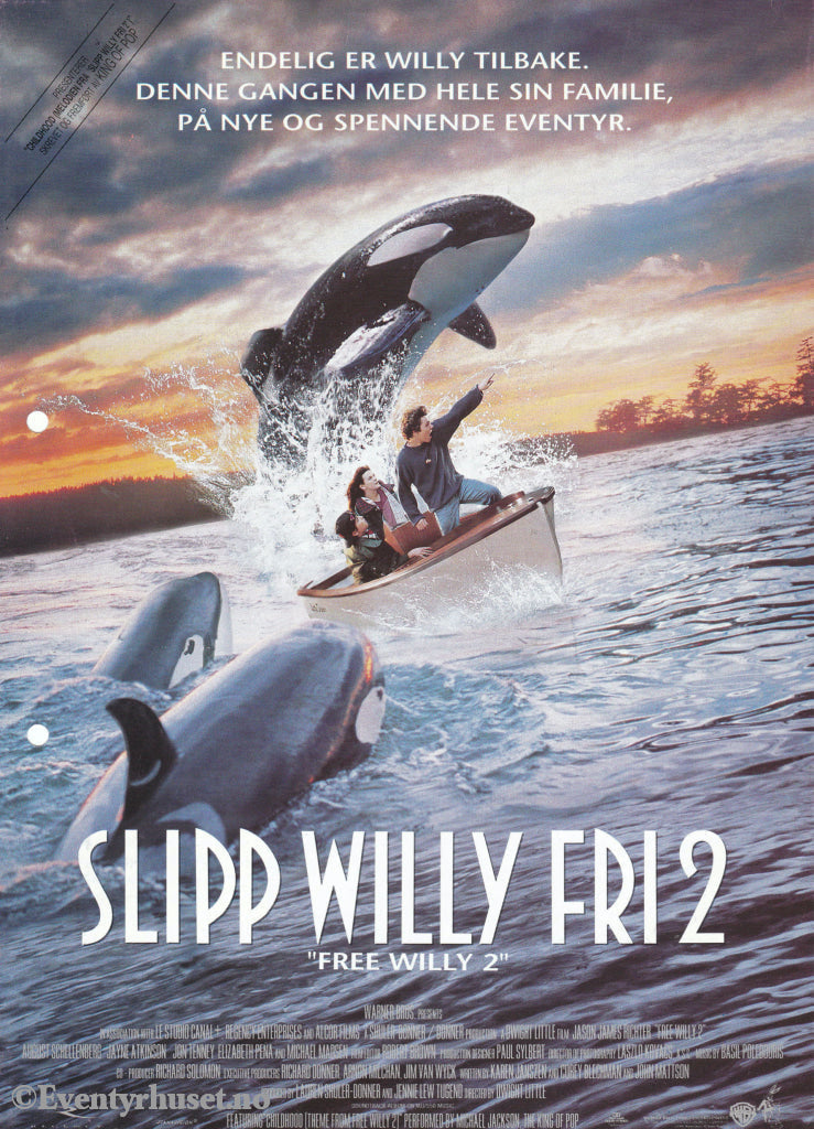 Download: Slipp Willy Fri 2. Unik Brosjyre På 4 Sider Med Norsk Tekst (Vaskeseddel). Digital Fil I