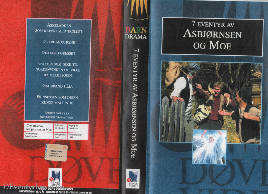 Download / Stream: 7 Eventyr Av Asbjørnsen & Moe. 1999. Vhs Big Box. Norwegian.
