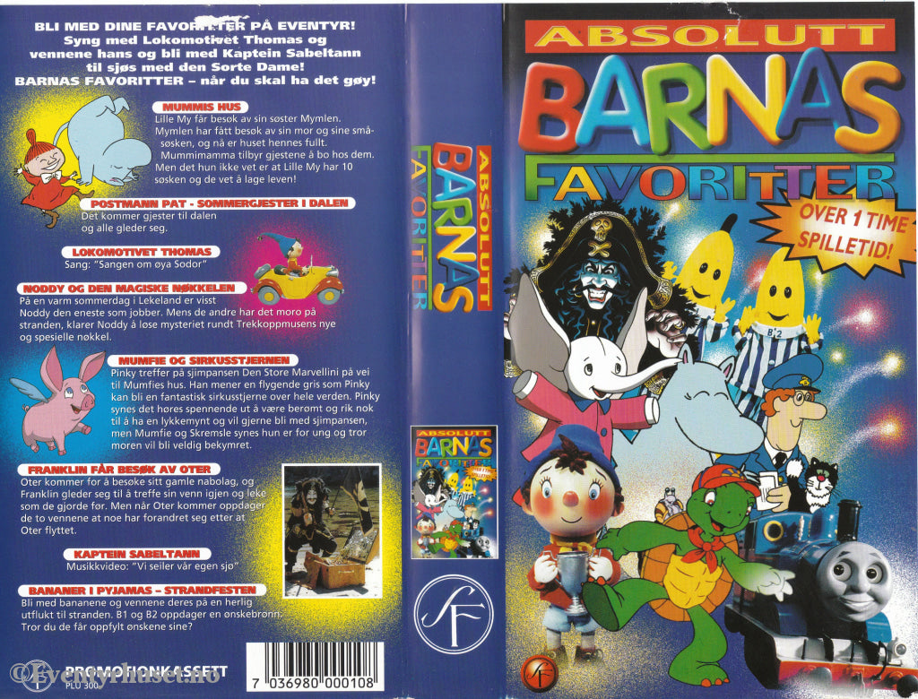 Download / Stream: Absolutt Barnas Favoritter. VHS SB. Norwegian dubbing. VHS