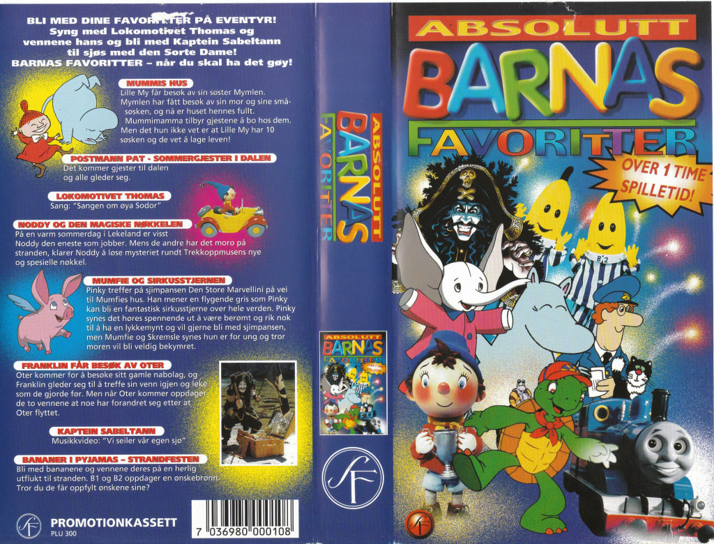 Download / Stream: Absolutt Barnas Favoritter. VHS SB. Norwegian dubbing. VHS