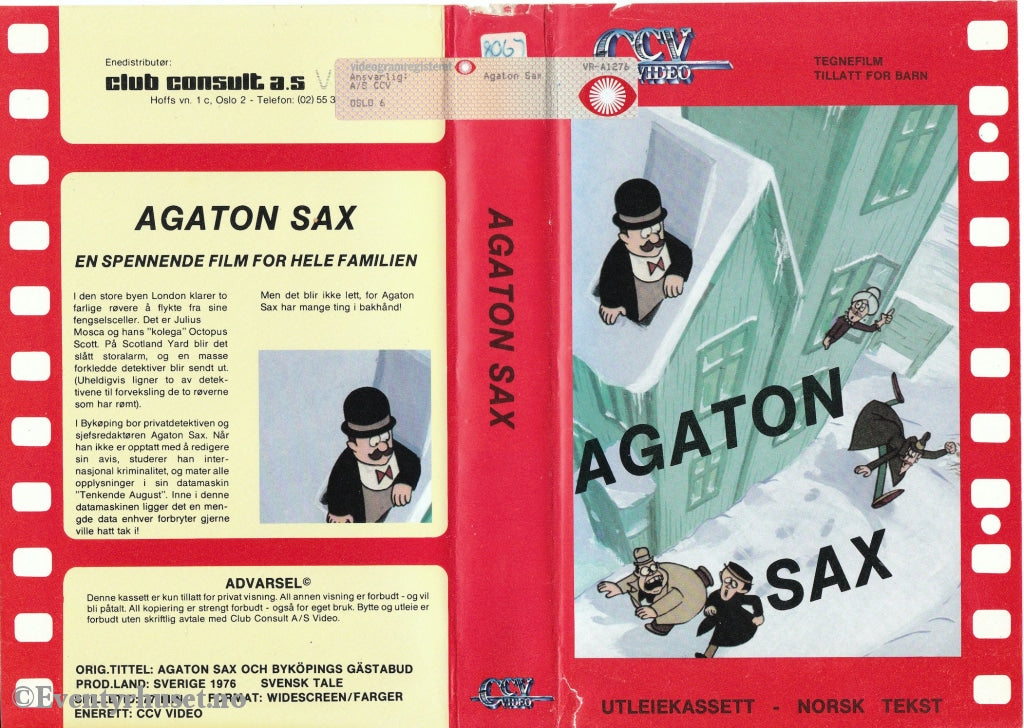 Download / Stream: Agaton Sax. 1976. Vhs Big Box. Norwegian Subtitles.