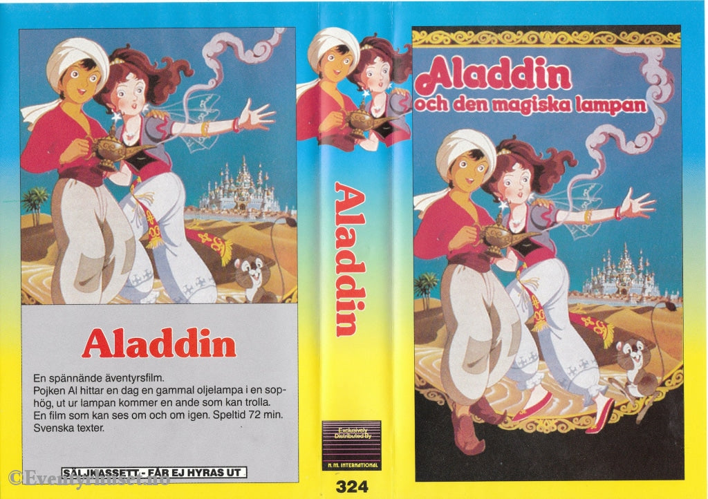 Download / Stream: Aladdin Och Den Magiske Lampan. Vhs Big Box. Swedish Subtitles.