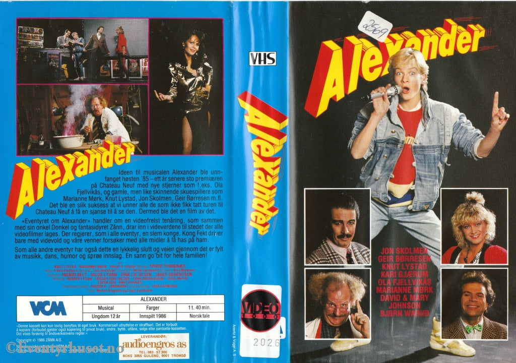 Download / Stream: Alexander. 1986. Vhs Big Box. Norwegian.