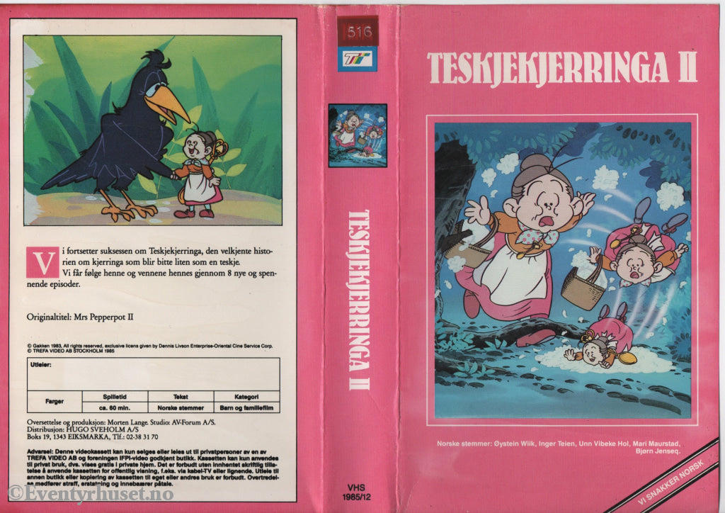 Download / Stream: Alf Prøysen´s Teskjekjerringa. Vol. 2. VHS Big Box. Norwegian. VHS