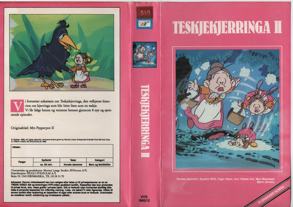 Download / Stream: Alf Prøysen´s Teskjekjerringa. Vol. 2. VHS Big Box. Norwegian. VHS